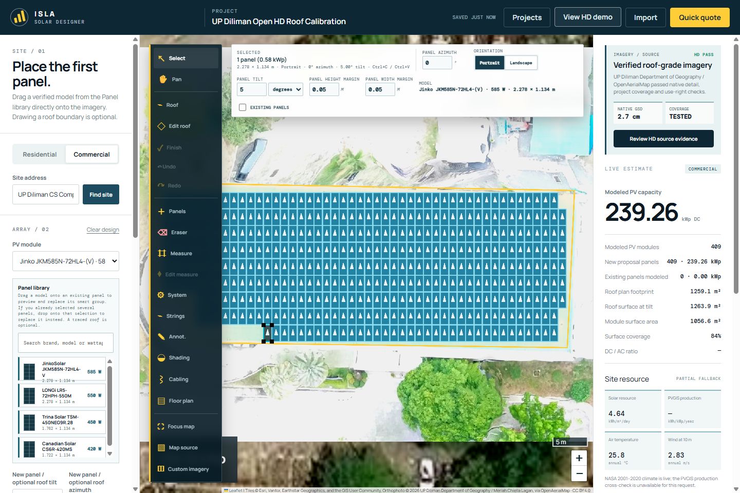 Isla Solar Designer